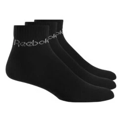Reebok Act Core Ankle Socken Schwarz (3er-Pack)