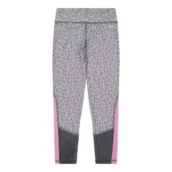 Reebok Animal Print Lady Junior Leggings Grau/rosa