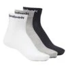 Reebok Active Core Ankle Socken Weiß/schwarz/grau (3er-Pack)