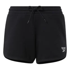 Reebok Identity French Terry Damen Shorts Schwarz