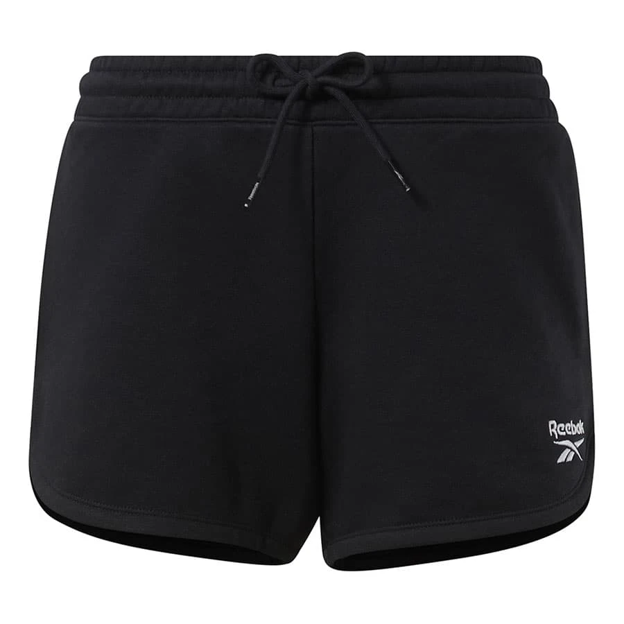 Reebok Identity French Terry Damen Shorts Schwarz 1 Reebok Identity French Terry Damen Shorts Schwarz