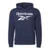 Reebok Identity French Terry Vector Hoodie Marineblau/weiß