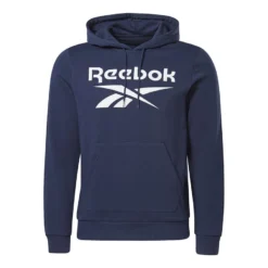 Reebok Identity French Terry Vector Hoodie Marineblau/weiß