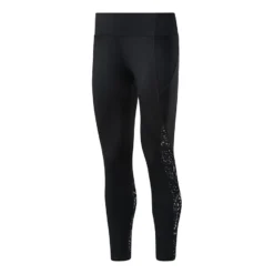 Reebok Workout Ready Run All Over Print Damen Leggings Schwarz/grau