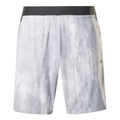 Reebok Epic Lightweight Graphic All Over Printed Shorts Grau