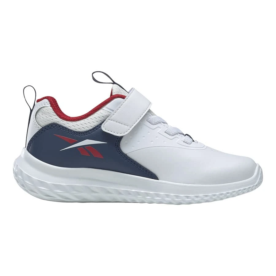 Reebok Rush Runner 4 Kinder Laufschuhe Mit Klettverschluss Weiß/marineblau/rot 1 Reebok Rush Runner 4 Kinder Laufschuhe Mit Klettverschluss Weiß/marineblau/rot