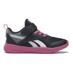 Reebok Flexagon Energy 3 Kinder Sneaker Mit Klettverschluss Schwarz/weiß/rosa