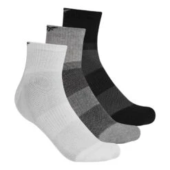 Reebok Active Foundation Socken Weiß/grau/schwarz (3er-Pack)