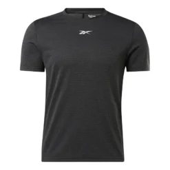 Reebok Workout Ready Melange T-Shirt Schwarz