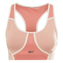 Reebok Lux Racer Colorblocked Padded Sport-BH Rosa/weiß