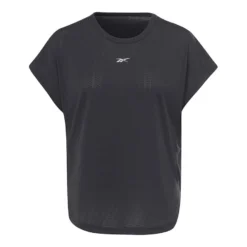 Reebok United By Fitness Perforated Damen T-Shirt Schwarz