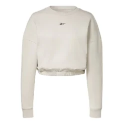 Reebok DreamBlend Cotton Midlayer Damen Sweatshirt Beige