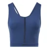 Reebok Crop Lux Perform Sport-BH Blau