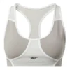 Reebok Lux Racer Colorblocked Padded Sport-BH Grau/weiß
