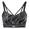 Reebok Lux Strappy Nature Grown Print Sport-BH Schwarz/grau