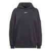 Reebok Studio Recycled Oversize Damen Hoodie Schwarz