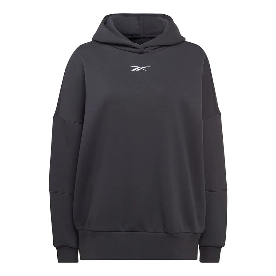 Reebok Studio Recycled Oversize Damen Hoodie Schwarz 1 Reebok Studio Recycled Oversize Damen Hoodie Schwarz