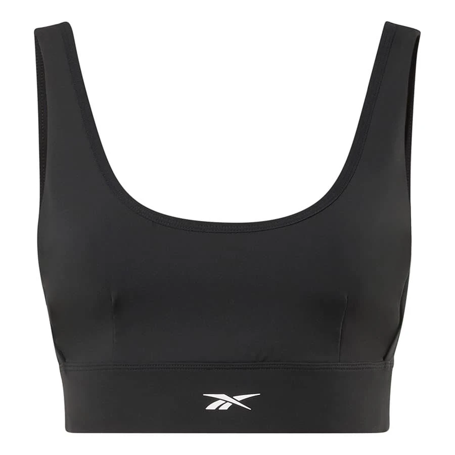 Reebok Studio Stripped Minimalist Sport-BH Schwarz 1 Reebok Studio Stripped Minimalist Sport-BH Schwarz