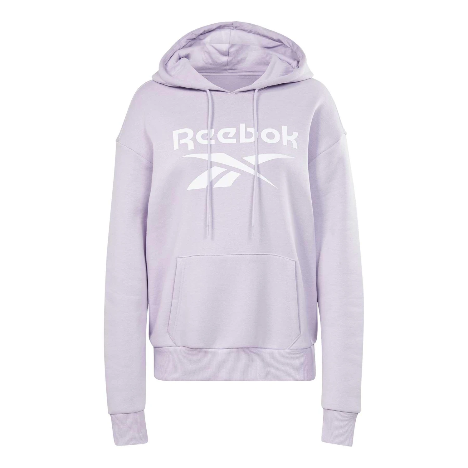 Reebok Identity Big Logo Fleece Damen Hoodie Helllila 1 Reebok Identity Big Logo Fleece Damen Hoodie Helllila
