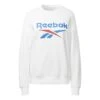 Reebok Identity Big Logo Fleece Damen Sweatshirt Weiß/blau/rot