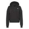 Reebok Small Logo French Terry Damen Hoodie Schwarz
