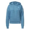 Reebok Small Logo French Terry Damen Hoodie Blau