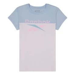 Reebok Color Block Cool Junior T-Shirt Grau/blau