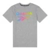 Reebok Gradient Logo Light Junior T-Shirt Dunkelgrau/mehrfarbig