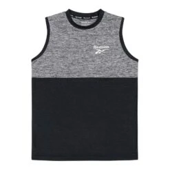 Reebok Performance Muscle Junior Tanktop Grau/schwarz