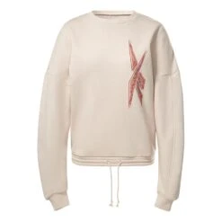 Reebok Modern Safari Cover-Up Damen Sweatshirt Beige/rot