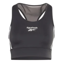 Reebok Piping Pack Sport-BH Schwarz/weiß