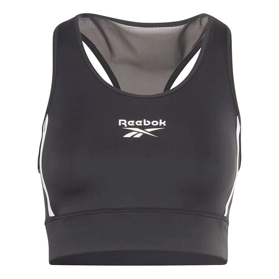 Reebok Piping Pack Sport-BH Schwarz/weiß 1 Reebok Piping Pack Sport-BH Schwarz/weiß
