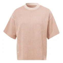 Reebok Les Mills Natural Dye Waffle Damen-T-Shirt Rosa