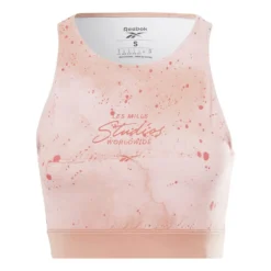 Reebok Les Mills Printed Sport-BH Rosa