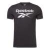 Reebok Identity Big Logo T-Shirt Mattschwarz/weiß
