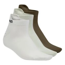Reebok One Series Training Socken Weiß/grün/braun (3er-Pack)
