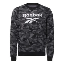 Reebok Identity Camo Big Logo Sweatshirt Schwarz/grau/weiß