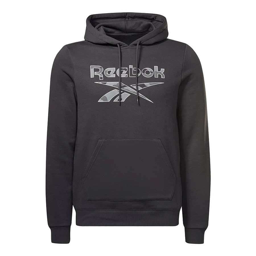 Reebok Identity Big Logo Hoodie Schwarz/grau 1 Reebok Identity Big Logo Hoodie Schwarz/grau