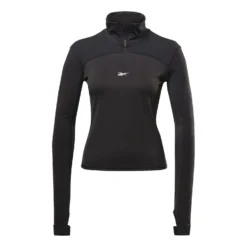 Reebok Tech Style Thermowarm + Graphene Halbe Zip Frauen Sweatshirt Schwarz