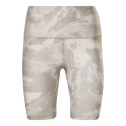 Reebok Yoga Graphic High-Rise Damen Leggings Kurz Hellgrau