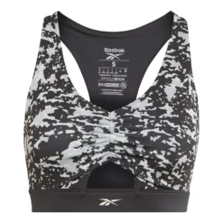 Reebok Bralette Modern Safari Sport-BH Schwarz/grau