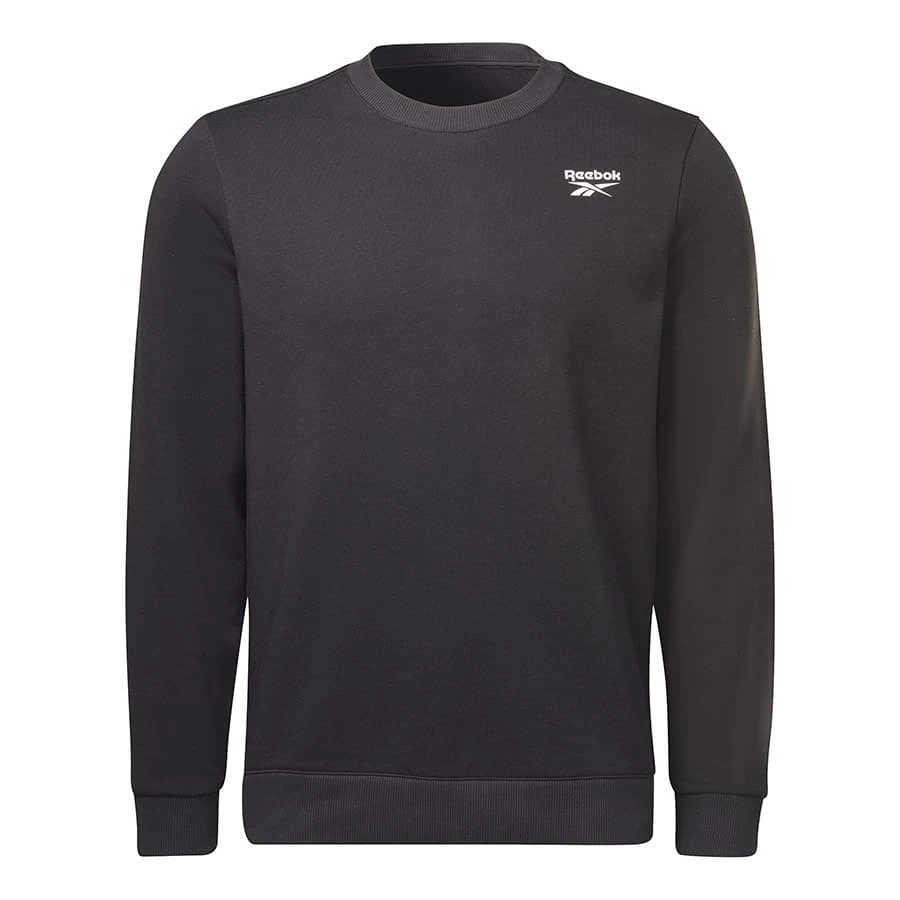 Reebok Identity Left Chest Logo Sweatshirt Schwarz 1 Reebok Identity Left Chest Logo Sweatshirt Schwarz