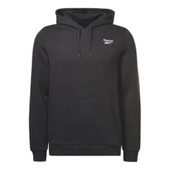 Reebok Identity Left Chest Logo Hoodie Schwarz