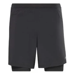 Reebok Running 2in1 Shorts Schwarz