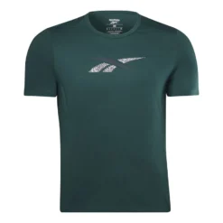 Reebok Speedwick Graphic Athlete T-Shirt Marineblau/weiß