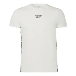 Reebok Identity Tape T-Shirt Weiß/schwarz
