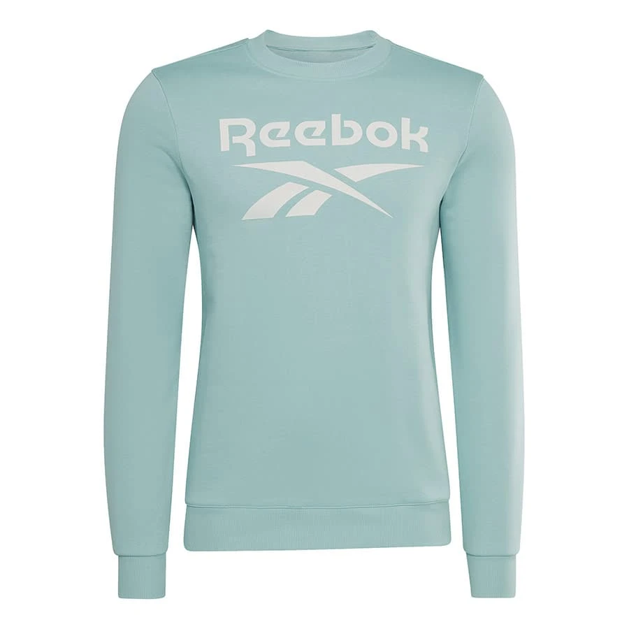 Reebok Identity Fleece Crew Sweatshirt Hellblau/weiß 1 Reebok Identity Fleece Crew Sweatshirt Hellblau/weiß