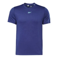 Reebok Workout Ready Melange T-Shirt Marineblau