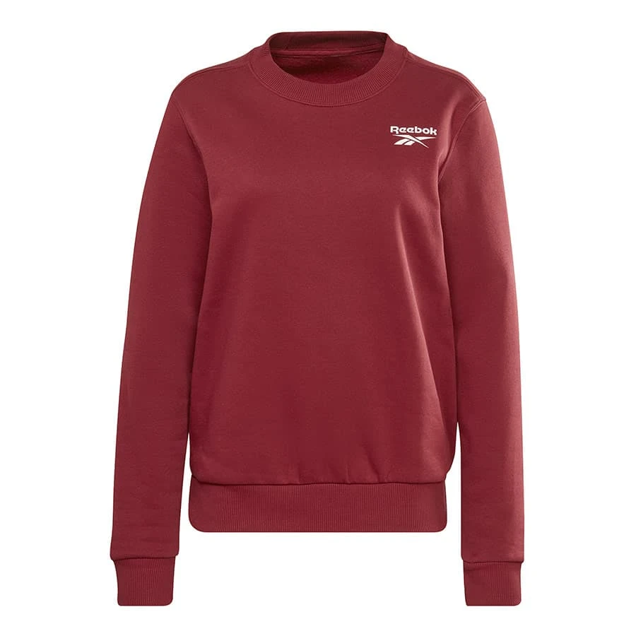 Reebok Identity Damen Sweatshirt Granatrot 1 Reebok Identity Damen Sweatshirt Granatrot