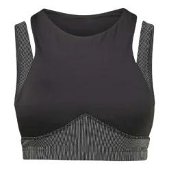 Reebok Studio Layered Sport-BH Schwarz/weiß